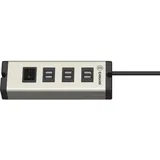 Ehmann USB Multilader 6-Port 6,3 A, 3m Zuleitung, zum Laden von Smartphone, Tablet, usw.