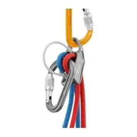 Petzl HMS-Karabiner Grau