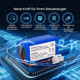 Xiaomi Akku H18650CH-4S1P 2500mAh Blau