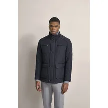 Bugatti Kurzjacke kariert blau 58