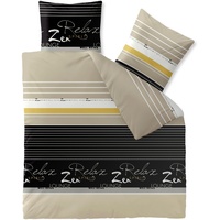 CELINATEX Fashion Bettwäsche 200x200 cm 3teilig Baumwolle, Bettgarnitur für