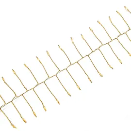 Konstsmide LED Lichterkette 2 m goldfarbener Draht