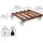 Wagner Pflanzenroller Gigant 45 x 45 cm Holz braun