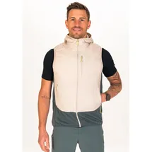 Odlo Isolationsweste Ascent Hybrid (Merinomix, atmungsaktiv) silber/darkgrau Herren