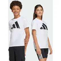 adidas Essentials Kids T-Shirt White / Black 128    