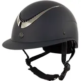 Reithelm Visier für Polo BR Equitation Thêta Plus Painted SCHWARZ|SCHWARZ|SCHWARZ S/52-54cm