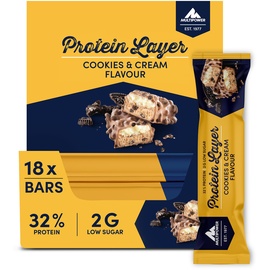 Multipower Protein Layer Cookies & Cream Riegel 18 x 50 g