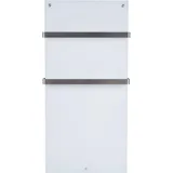 Eurom Infrarotheizung Sani 800 55 x 115 cm weiß 800 W mit Wi-Fi und 2 Handtuchhalter,