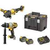 DeWalt DCK2016T2T 54V XR FlexVolt Kombopack Akku-Maschinenset inkl. Koffer + 2 Akkus 2.0/6.0Ah