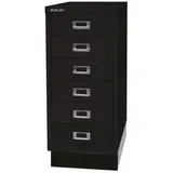 Bisley Aktenschrank MultiDrawer Schubladenschrank in Schwarz - Maße: H 67 x B 28 x T 38 cm schwarz