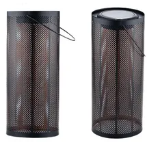 Marrakesch Orient & Mediterran Interior Laterne Metall 30 cm 2er Set schwarz