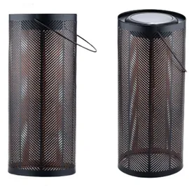 Marrakesch Orient & Mediterran Interior Laterne Metall 30 cm 2er Set schwarz