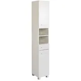 Held Seitenschrank »Paris«, BxHxT: 30 x 180 x 35 cm - weiss