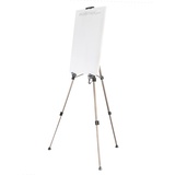 Walimex Mal-Staffelei M 52-155 cm, Aluminium, ideal als Atelierstaffelei, Tischstaffelei & Feldstaffelei, für Leinwände bis 74 cm Höhe, Tragfähigkeit ca. 6 kg, Tasche