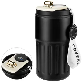 Homealexa Thermobecher 0,41 l Schwarz