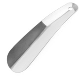 luoshaPUCY Schuhlöffel, 16cm Schuhanzieher Edelstahl Shoe Horn sehr stabil mit hängendem Loch ergonomischer Form für Herren, Damen, Kinder, Senioren, Silber