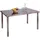 MCW MCW-G19 Gartentisch 120 x 75 x 71 cm Grau/Braun