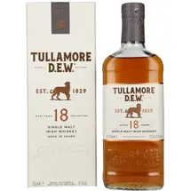 TULLAMORE D.E.W. 18 Years Old Single Malt Irish 41,3% vol 0,7 l Geschenkbox