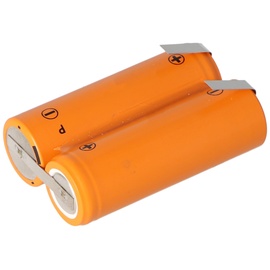 AccuCell Rasiererakku NiMH 2,4V 1200mAh mit Lötfahnen ersetzt Philips 138 10609