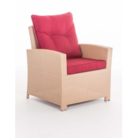 Clp Fisolo Loungesessel sand/rubinrot