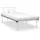 vidaXL Bettgestell 100 x 200 cm Weiß