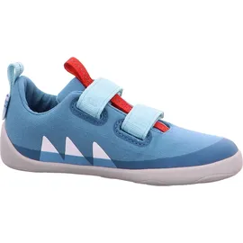Affenzahn Barfußschuh Lucky Hai Hellblau / Rot 31