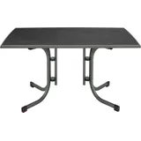 MFG Klapptisch Boulevard, 132 x 72 x 90 cm, Stahl, anthrazit/schiefer