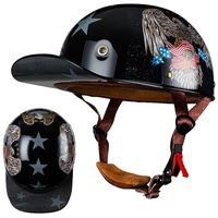 Motorrad Halbschalen Halbhelm Halbschalenhelm Baseballmütze-Helm Baseball Cap Motorradhelm Mit ECE-Zulassung Cruiser Chopper Scooter Helm Für Bike Cruiser Chopper Moped Scooter