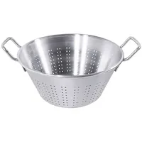 Contacto Edelstahl Durchschlag mit Füßchen 49,5 cm