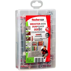 fischer 540093, Schrauben- & Dübelsatz, Beton, Gipskarton, Kunststoff, Stahl, Ho