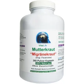 VitalLife Mutterkraut Kapseln 360 St.