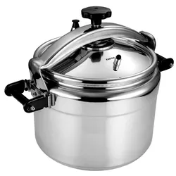 FAGOR Schnellkochtopf 22 Liter, starkes Aluminium, professioneller Schnellkochtopf für Gasherde, Edelstahl