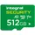 Integral 512GB High Endurance microSD Card, UHS-I V30 U3 A2, 4K für CCTV, Dashcams, Heimsicherheit, Babyphones und Bodycams, bis zu 95 Stunden Überschreiben und 98.000 Stunden Aufzeichnung
