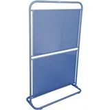 Garden Pleasure Windschutz Divido 80 x 124 cm blau Metall