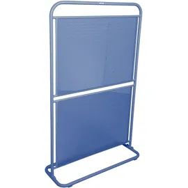 Garden Pleasure Windschutz Divido 80 x 124 cm blau Metall