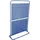 Garden Pleasure Windschutz Divido 80 x 124 cm blau Metall