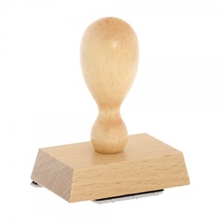 Holzstempel (60x40 mm - 8 Zeilen)