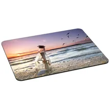PEDEA Gaming und Office Mauspad 35 cm x 28 cm message in a bottle