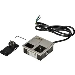 Kopp 939631014 VersaHIT Dual - 2 Schutzkontaktsteckdosen, Farbe: champanger