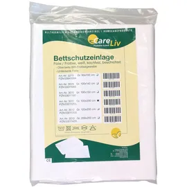 CareLiv Bettschutzeinlage Folie Frottee 100x200cm