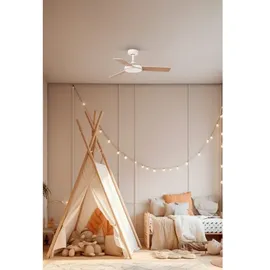 faro BARCELONA Mallorca 106 cm Deckenventilator Braun/Weiß