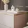 lookway Nachtschrank Aurora II 50 x 48 x 37 cm Beige/Gold