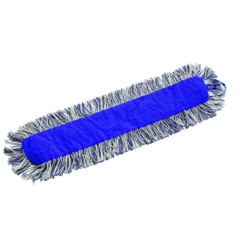TASKI K2 Mopp, Mehrzweckmopp, Nassreinigung, waschbar bis 95 °C, Schlingenklettmopp mit offenen Fransen für die Reinigung von Nassböden, 1 Packung = 5 Mopps, 60 cm