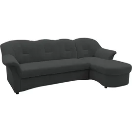 DOMO collection Eckcouch Polyester 3-Sitzer Grau