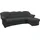 DOMO collection Eckcouch Polyester 3-Sitzer Grau