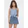 Only Onllecey Sl Knot Singlet Noos Cloud Dancer/Stripes Blau L