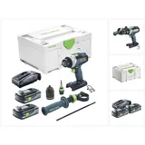 Festool TDC 18/4 I-Basic Akku Bohrschrauber 18 V 75 Nm Brushless + 2x Akku 4,0 Ah + Ladegerät + Systainer