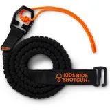 Kids Ride Shotgun Abschleppseil Quick Fit 1,7-3,3m schwarz