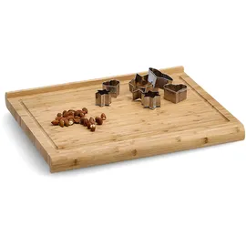 Zeller Tranchierbrett Bambus 1-tlg. 48 x 38 x 3 cm Braun