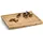 Zeller Tranchierbrett Bambus 1-tlg. 48 x 38 x 3 cm Braun